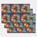 Recherche de palmier de noël papier cadeau Festif