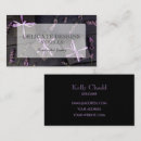 Recherche de violette et noir cartes visite Aquarelle