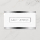 Search for silver foil business cards Minimalist