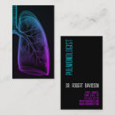 Recherche de pulmonologue cartes visite Pulmonaire