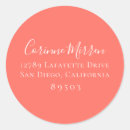 Search for coral return address labels Boho