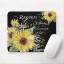 Recherche de typographie vintage tapis souris Floral