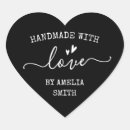 Search for black and white art stickers Handmade with love craft