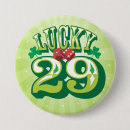Search for green shamrocks buttons Birthday
