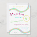 Search for multi coloured 4x6 invitations Rainbow
