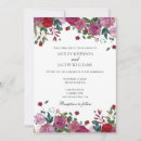 Search for red and purple wedding invitations Garden
