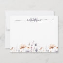 Search for watercolor flower note cards Wildflower
