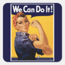 Search for retro women stickers Feminism