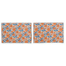 Recherche de orange floral pillowcases Boho