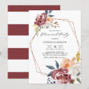 Search for autumn retirement invitations Floral