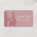 Recherche de pianist cartes visite Compositeur