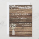Search for country quinceanera invitations Wood