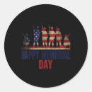 Search for happy memorial day stickers Flag