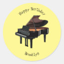 Recherche de piano queue autocollants Instrument