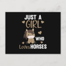 Recherche de amants de cheval cartes postales Mignon