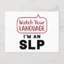 Search for speech pathologist postcards Slp