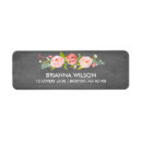 Search for chalkboard return address labels Elegant