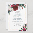 Search for country christmas wedding invitations Red