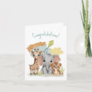 Search for elephant baby congratulations cards Safari