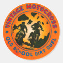 Search for vintage motorcycle stickers Dirt bike