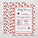 Search for ladybug baby girl shower invitations Floral