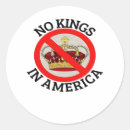Search for classic style stickers No kings in america