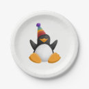 Recherche de anniversaire de pingouin assiettes Oiseau