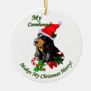 Search for coonhound ornaments Black and tan coonhound