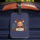 Recherche de rennes bagages étiquettes Rennes de noël