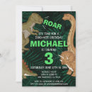 Search for trex birthday invitations Kids bday party
