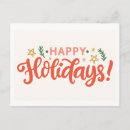 Search for festive design postcards Holiday cheer