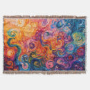 Search for psychedelic blankets Rainbow