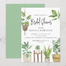 Search for plant bridal shower invitations Greenery