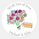Search for bouquet of flowers stickers Illustration