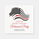 Search for firefighter napkins Thin red line