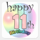 Recherche de onze onze autocollants Anniversaire
