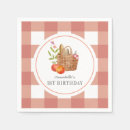 Search for red and white gingham napkins For kids
