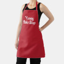 Search for baking baker aprons Red