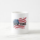 Recherche de drapeau new york tasses États unis