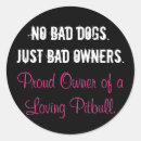 Search for dog owner stickers Pitbull