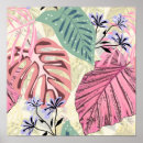 Recherche de palmier rose posters Feuille