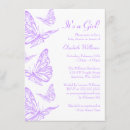 Search for purple butterfly baby shower invitations Cute