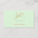 Search for stem business cards Floral