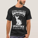 Search for sphynx cat tshirts Happiness