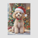 Search for dog christmas tissue paper Poodle