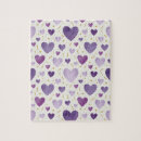 Search for heart puzzles Watercolor