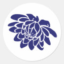 Recherche de saphir bleu autocollants Floral