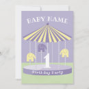 Search for merry go round birthday invitations Carousel birthday party