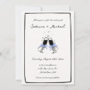Search for black and champagne wedding invitations Whimsical