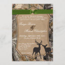 Search for buck and doe wedding invitations Hunting
